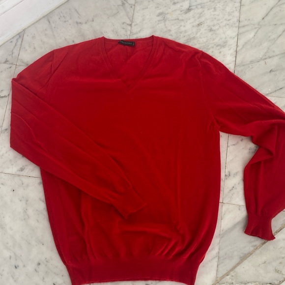 Cashmere Valentino red sweater size small/ medium